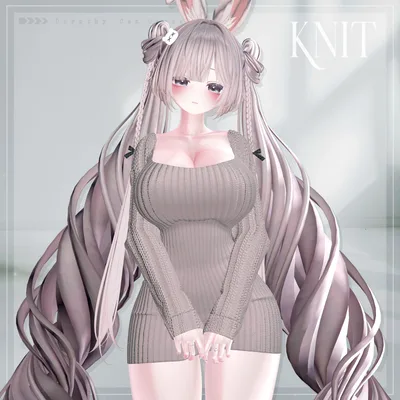 【VRChat向け】M_Knit 【ミルティナ/Milltina/愛莉/Airi/しなの/Shinano】