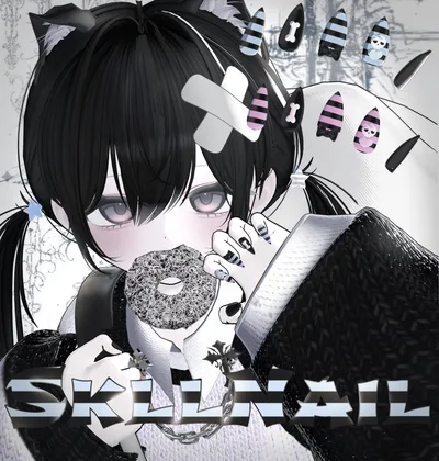 【無料/free】 SkllNail🦴8アバター対応