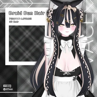 🔮 Braid Bun Hair 🔮