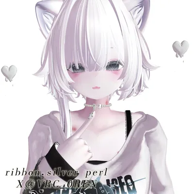 ♡ cross&ribbon choker 【7アバター対応】