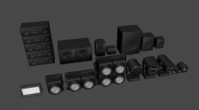 【Unity】スピーカー、ライト（照明）、トラスセット