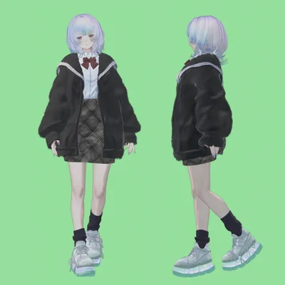 【マリシア対応】Sailor Collar Parka