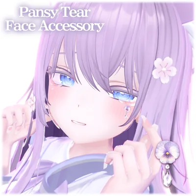 🫧Pansy Tear – Accessory