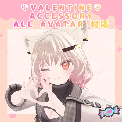 バレンタインアクセサリー【バレッタ・ピアス】