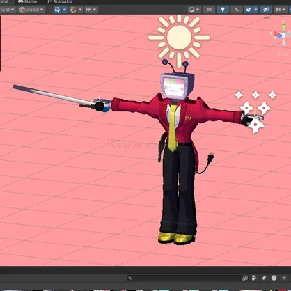 (Deltarune) v.2 Mr. (Ant) Tenna VRC Avatar