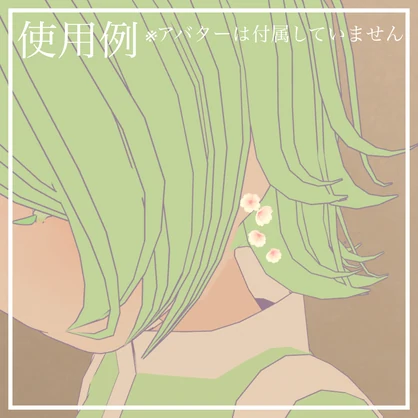 桜ピアス【VRChat想定】