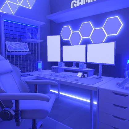 【VRChatワールドアセット】KAWAII GAME ROOM