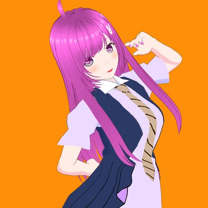 ファンタジック風ワンピース制服【VRoid Studio用衣装カスタムアイテム】