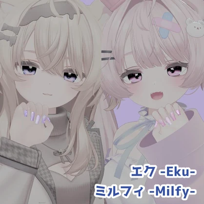 【6 avatar対応】紫陽花ネイル