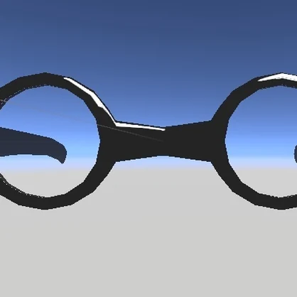 ローポリ眼鏡モデル（練習作品/UnityPackage/Prefab）