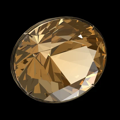 【開店記念・期間限定無料】Citrine Pumpkin Brooch｜ハロウィンギミック付き宝石ブローチ