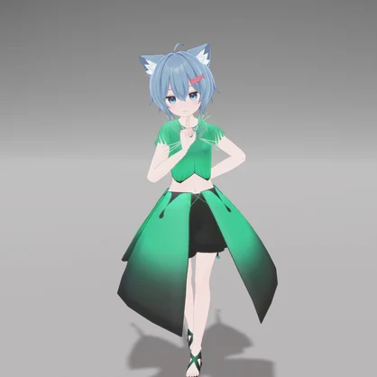 【14アバター対応】emergence【3D衣装モデル】