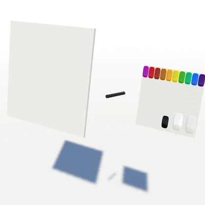 【VRChatワールド用】油絵風 お絵かきギミック SUZUOIL
