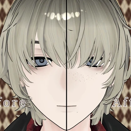［五味/Gomi 専用］そばかす＆ほくろ２種Texture