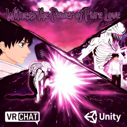 [VRChat] Witness the Power of Pure Love 🤍 Special Grade Yuta Okkotsu 3D Model & VFX Full Set