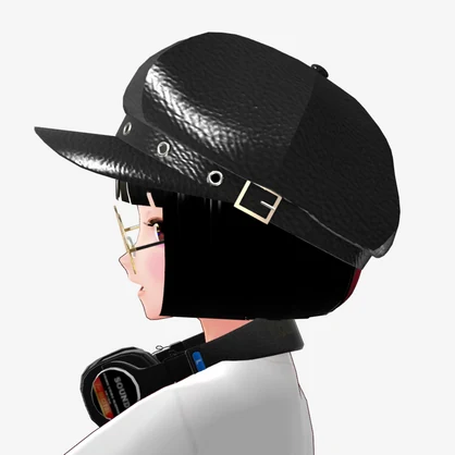 [FBX] レザーキャスケット（ハトメ×ベルト）🪙