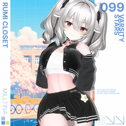 【17アバター対応】 Varsity Stars 【VRChat想定】