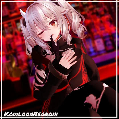 【複数アバター対応】九龍ネグローニ/KowloonNegroni【3D衣装】