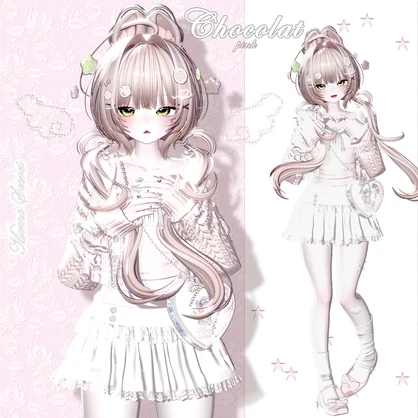 【 12アバター対応】 Girly Layered Look 18 colors💗