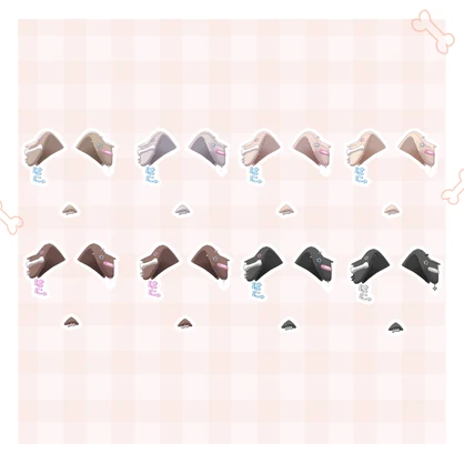 〖撫でられギミック〗꒰ はにゃいぬ ꒱ᴇᴀʀ＆ᴛᴀɪʟ＋ᴀᴄᴄᴇꜱꜱᴏʀʏ ꜱᴇᴛ