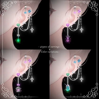『イヤーカフ＆リング』💎RabiLuvi🐇アクセサリー(Vol.1)