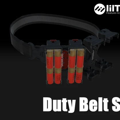 【VRChat想定】Duty Belt SET - #ATGunWorks