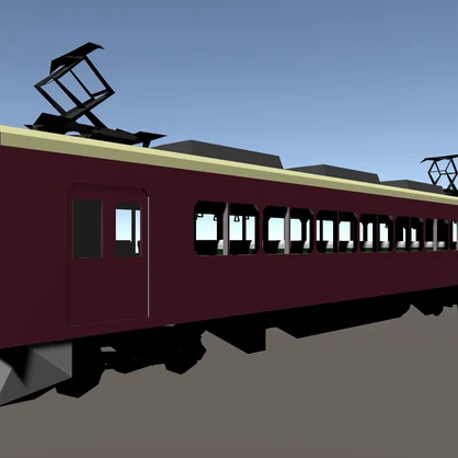 【3Dモデル】6300ポリゴンの6300系電車