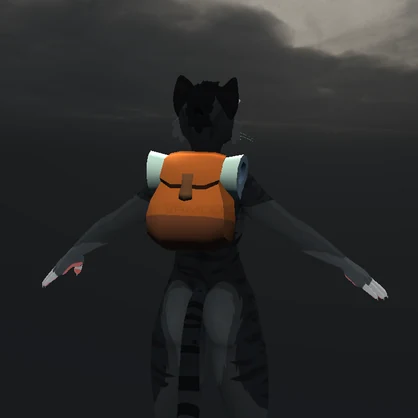 Lowpoly backpack