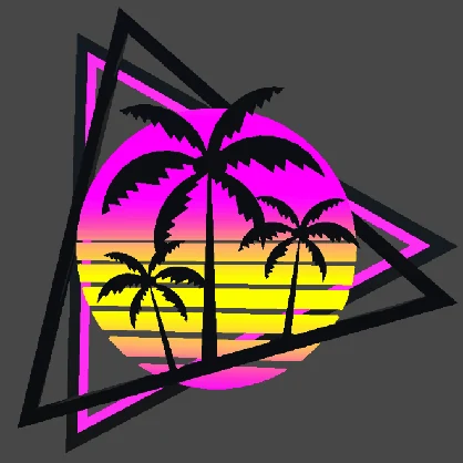Retro Sun (VRC Wall Decor)