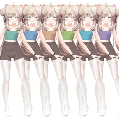 【マヌカちゃん用】12色タンクトップ