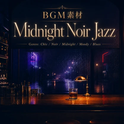 【配信・動画用BGM】艶やかなサックスが響く極上ミッドナイトジャズ｜商用利用可