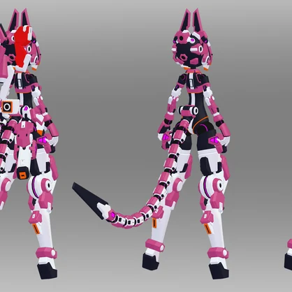 43式夜霧ちゃん (VRChat向け3Dモデル)