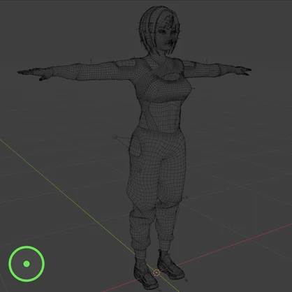 Sange - VRChat Avatar (UE Face Tracking, AudioLink)