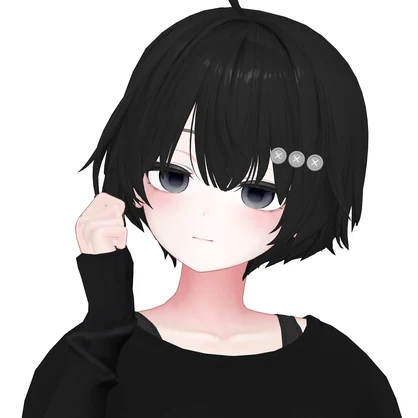 ボタンピン【VRChat対応】