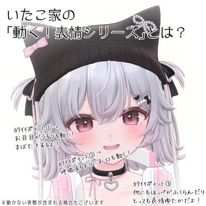 【ルナリィ/Lunary専用】動く！ルナリィちゃん表情セット