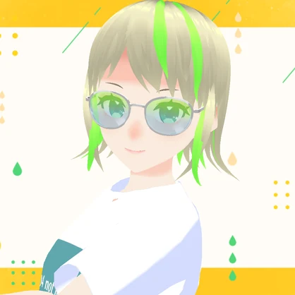 【VRoid】カラーサングラス 【レンズ5種類】