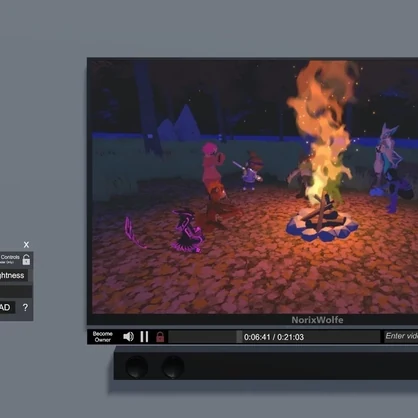 VRChat Wolfe Video Player Udon prefab (v3.0.2)
