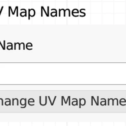 【無料】Change UVMap Names [Blender3.5.1 4.2対応]