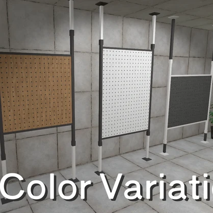 【3Dモデル】パンチングボード