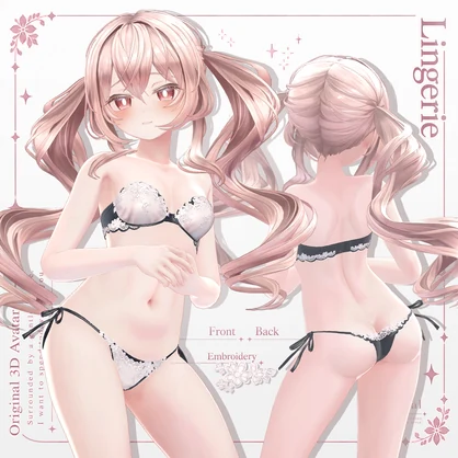 オリジナル3Dモデル「エルエル」-Ellel-