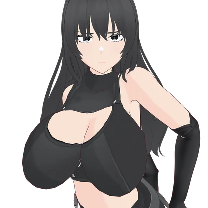 VROID Base Girl Model (VROID FILE & VRM FILE) Shelly