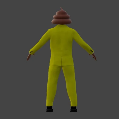 【3Dキャラクター】熱血うんこ先生