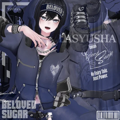 フードOFF可能！【21アバター対応】Neon Thorn - ﾈｵﾝ･ｿｰﾝ - 【Costume】 - Beloved Sugar - ｳﾞｨﾗｳﾞﾄﾞ ｼｭｶﾞｰ