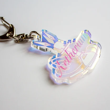 Aetheriumロゴオーロラアクリルキーホルダー