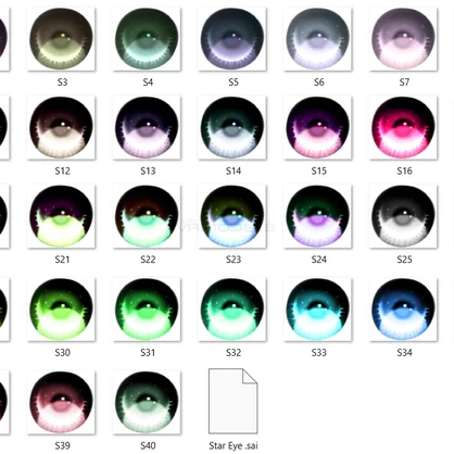 Eye Package MMD style