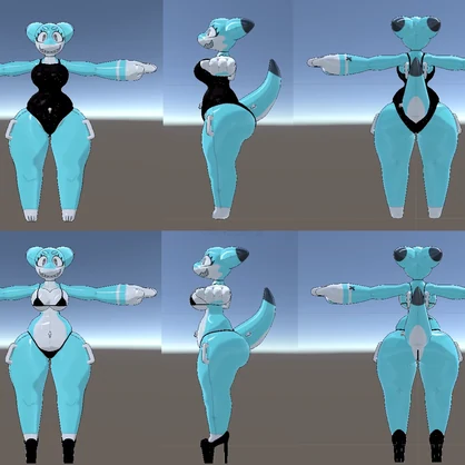 Funny Furry Floaty, Pooltoy Avatar for VRChat