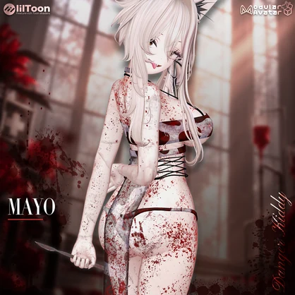 【🔥SALE】 【25 アバター対応】 🩸Bloody Nurse + Bloody Body Texture