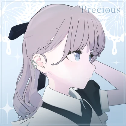 【Lapwing対応】PaleWingEarring【VRChat向けアクセサリー】