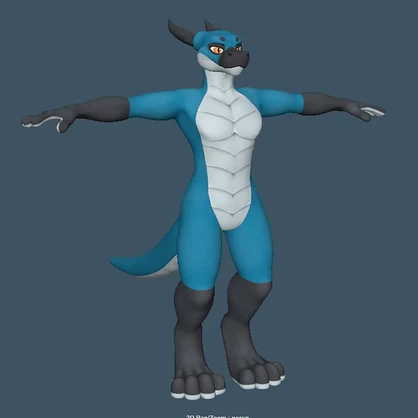 Dragon Base 3D Model (Customizable)