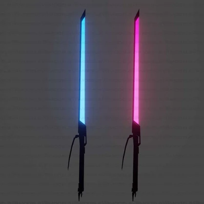 futuristic swords